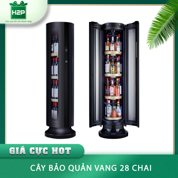 TỦ BẢO QUẢN RƯỢU VANG 28 CHAI TBQR-07